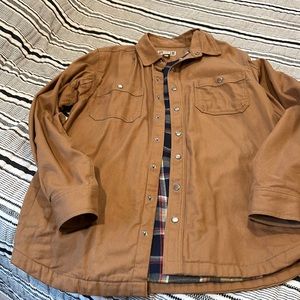 NWOT Mens duluth button down jacket  size L